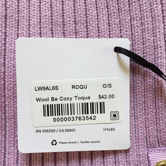 NWT ROQU LULULEMON WOOL BE COZY TOQUE - - One Size - Picture 3 of 7